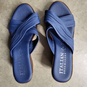 Italian Shoemakers Blue Women's Sandal size 7